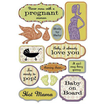 Karen Foster Design - Stickers - Maternity - Pregnancy Collection - Pregnancy