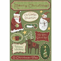 Karen Foster Design - Christmas Collection - Cardstock Stickers - Christmas Tradition