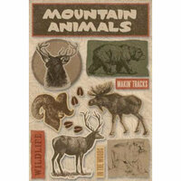 Karen Foster Design - Hunting Collection - Cardstock Stickers - Animal
