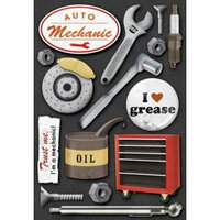 Karen Foster Design - Auto Mechanic Collection - Stickers - Auto Mechanic