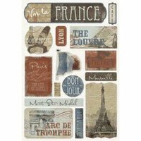 Karen Foster Design - Destination Stickers - France