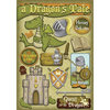 Karen Foster Design - Dragon Collection - Cardstock Stickers - A Dragons Tale