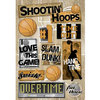 Karen Foster Design - Basketball Collection - Cardstock Stickers - Hang Time