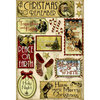 Karen Foster Design - Vintage Christmas Collection - Cardstock Stickers - Holy Night