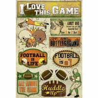 Karen Foster Design - Football Collection - Cardstock Stickers - Huddle Up