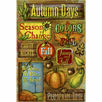 Karen Foster Design - Autumn Collection - Cardstock Stickers - Jump Into Fall
