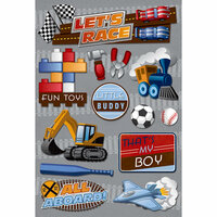 Karen Foster Design - Little Boy Collection - Cardstock Stickers - That's My Boy