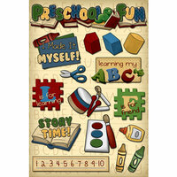 Karen Foster Design - Preschool Collection - Cardstock Stickers - Preschool Fun