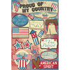 Karen Foster Design - Patriotic Collection - Cardstock Stickers - Stars and Stripes Forever