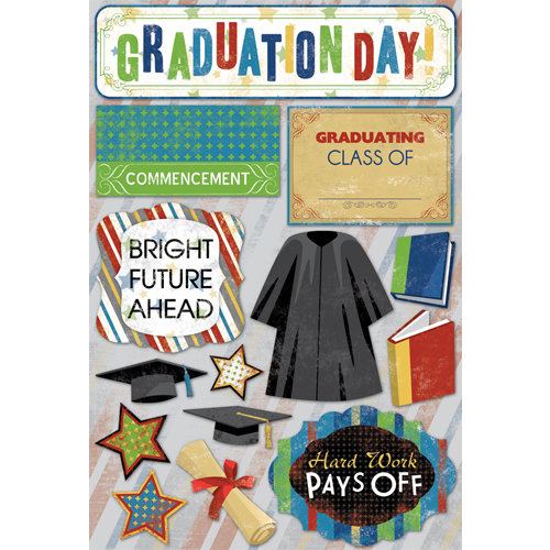 Karen Foster Design - Graduation Collection - Cardstock Stickers - Graduating Class