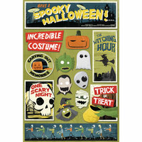 Karen Foster Design - Halloween Collection - Cardstock Stickers - Spooky Halloween