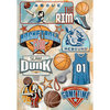 Karen Foster Design - Basketball Collection - Cardstock Stickers - Above The Rim