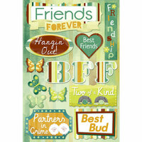 Karen Foster Design - Best Friends Collection - Cardstock Stickers - Friends Forever