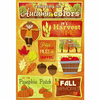 Karen Foster Design - Autumn and Thanksgiving Collection - Cardstock Stickers - Autumn Colors