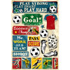 Karen Foster Design - Soccer Collection - Cardstock Stickers - Soccer, Goal