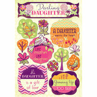 Karen Foster Design - Daughter and Son Collection - Cardstock Stickers - Darling Daughter