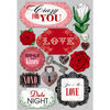 Karen Foster Design - Valentine's Day Collection - Cardstock Stickers - Crazy For You