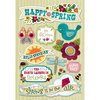 Karen Foster Design - Spring Collection - Cardstock Stickers - Happy Spring