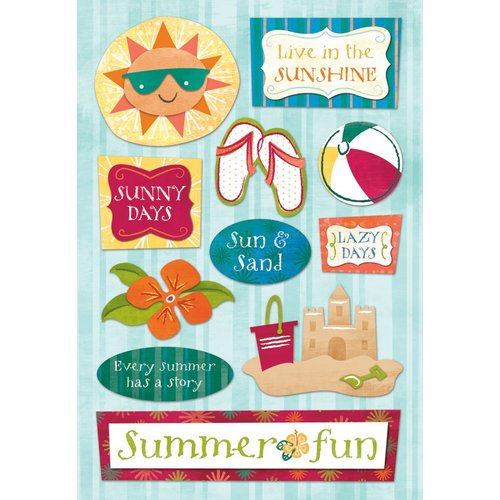 Karen Foster Design - Sunny Days Collection - Cardstock Stickers - Sunny Days