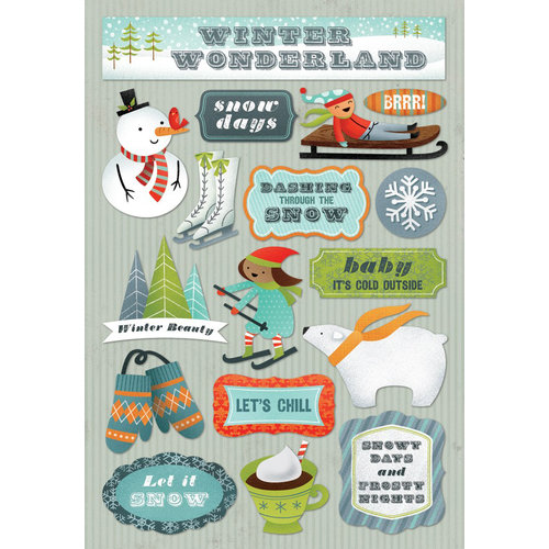 Karen Foster Design - Winter Collection - Cardstock Stickers - Winter Wonderland