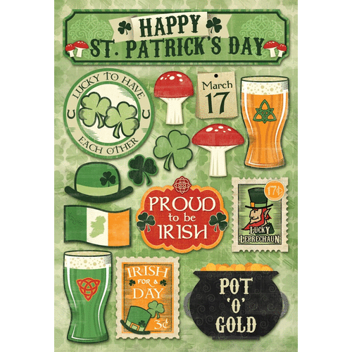 Karen Foster Design - Cardstock Stickers - St Patricks Day