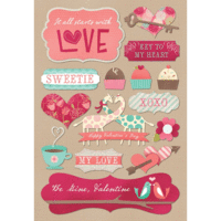 Karen Foster Design - Cardstock Stickers - Be Mine