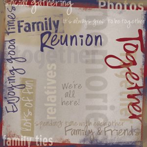 Karen Foster Design - Picnic Collection - Paper - Reunion Collage, CLEARANCE