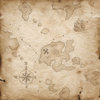 Karen Foster Design - Pirate's Life Collection - Patterned Paper - Treasure Map