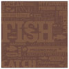 Karen Foster Design - Fishing Collection - 12x12 Paper - Fish Collage