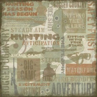 Karen Foster Design - Hunting Collection - 12x12 Paper - Hunting Collage