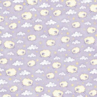 Karen Foster Design - Baby Girl Collection - 12 x 12 Paper - Counting Sheep, CLEARANCE