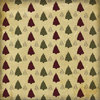 Karen Foster Design - Christmas Collection - 12 x 12 Paper - Little Trees