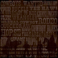 Karen Foster Design - Cowboy Collection - 12 x 12 Paper - Rodeo Collage