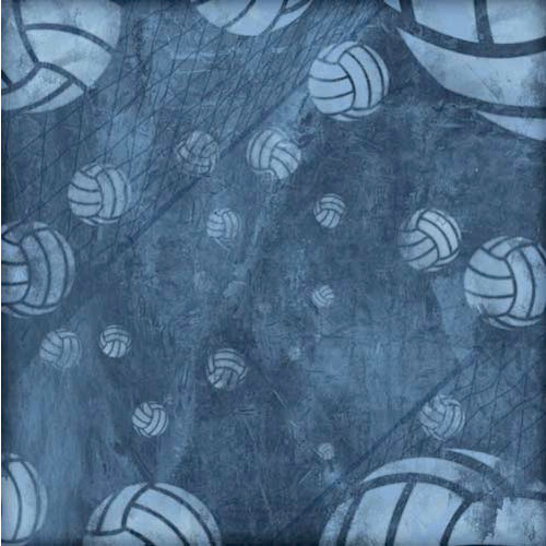 Karen Foster Design - Volleyball Collection - 12 x 12 Paper - Dig It