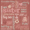 Karen Foster Design - Sister Collection - 12 x 12 Paper - Sisters Collage