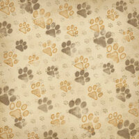 Karen Foster Design - Dog Collection - 12 x 12 Paper - Love Those Paws
