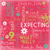 Karen Foster Design - Maternity Collection - 12 x 12 Paper - Mommy To Be Collage