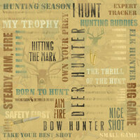 Karen Foster Design - Hunting Collection - 12 x 12 Paper - The Hunt Collage