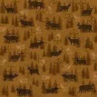 Karen Foster Design - Hunting Collection - 12 x 12 Paper - In The Scope