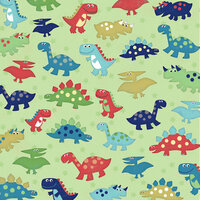Karen Foster Design - 12 x 12 Paper - Baby Dinos