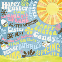 Karen Foster Design - 12 x 12 Paper - Easter Egg Hunt Collage