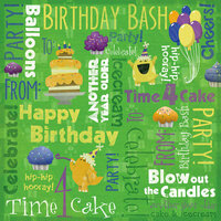 Karen Foster Design - 12 x 12 Paper - Birthday Bash Collage