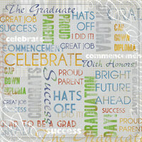 Karen Foster Design - Graduation Collection - 12 x 12 Paper - The Graduate Collage