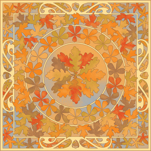 Karen Foster Design - Thanksgiving and Autumn Collection - 12 x 12 Paper - Leaves of Fall