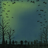 Karen Foster Design - Halloween Collection - 12 x 12 Paper - Fright Night