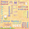 Karen Foster Design - Easter Collection - 12 x 12 Paper - Easter Parade Collage