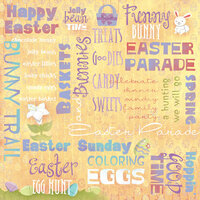 Karen Foster Design - Easter Collection - 12 x 12 Paper - Easter Parade Collage