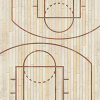 Karen Foster Design - Basketball Collection - 12 x 12 Paper - On The Court