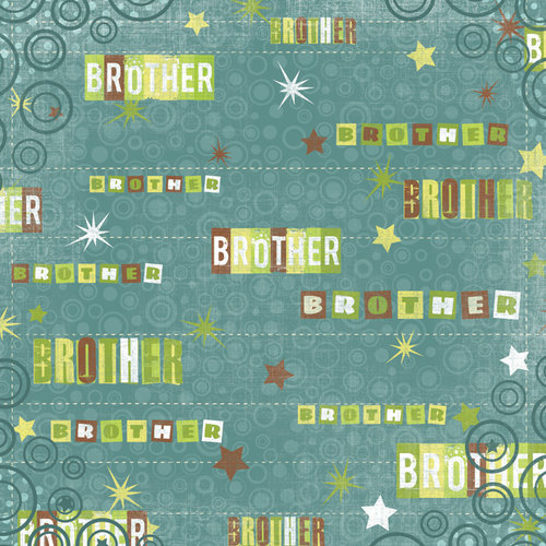 Karen Foster Design - Brothers Collection - 12 x 12 Paper - Oh Brother!