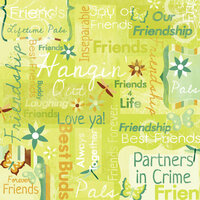 Karen Foster Design - Best Friends Collection - 12 x 12 Paper - Our Friendship Collage